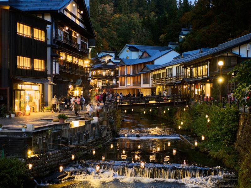 銀山温泉の写真